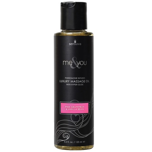 Aceite de Masaje Sensuva Me & You Placer Sensorial 4.2 oz