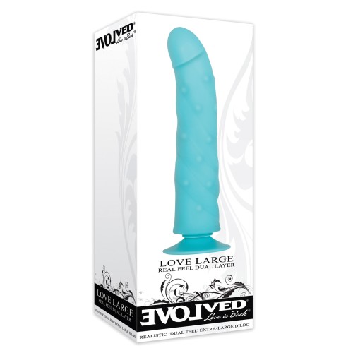 Dildo Grande Evolved Love - Azul