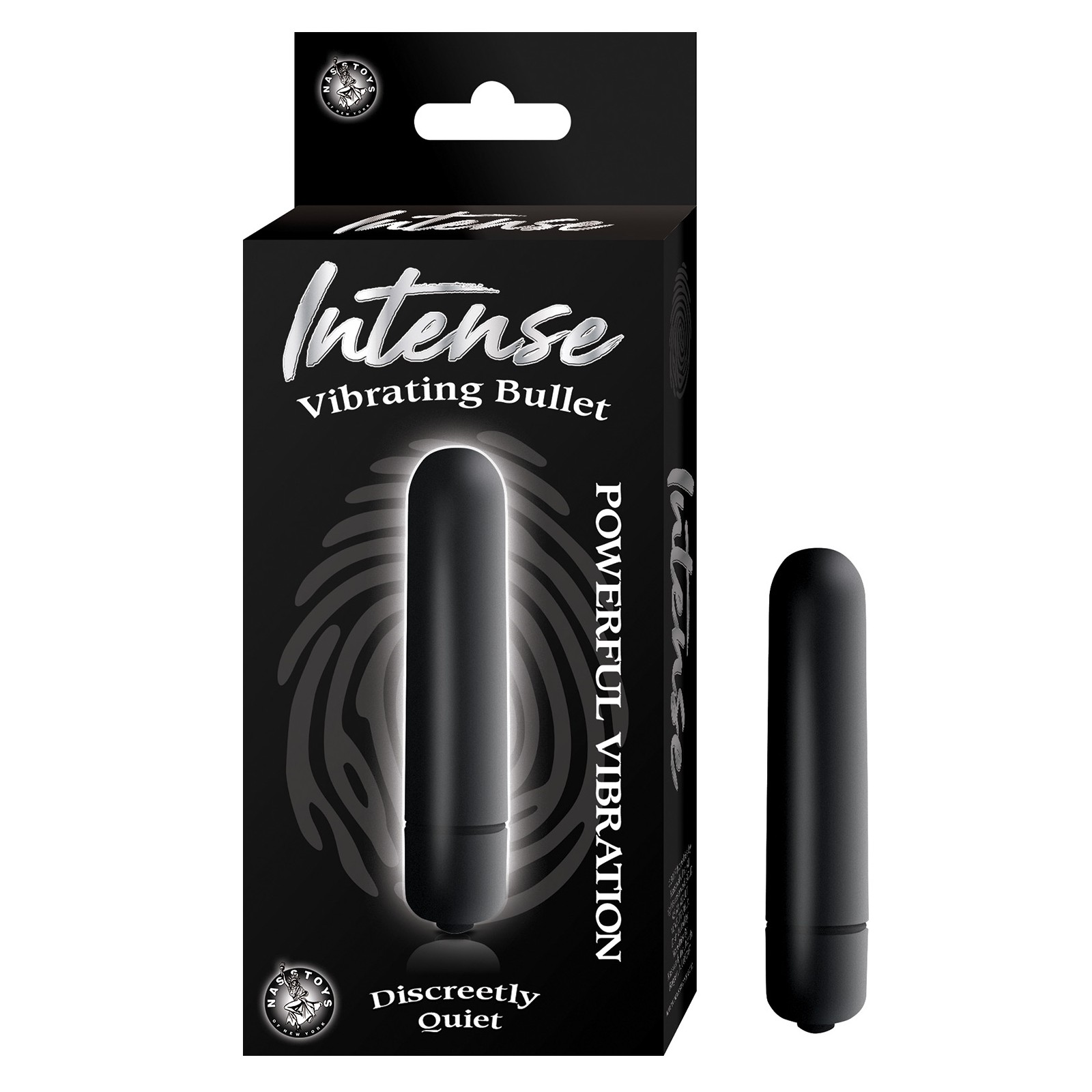 Intense Vibrating Bullet Black - Travel-Friendly Pleasure