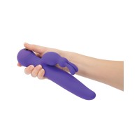 Vibrador Duo Rabbit Touch by Swan en Púrpura