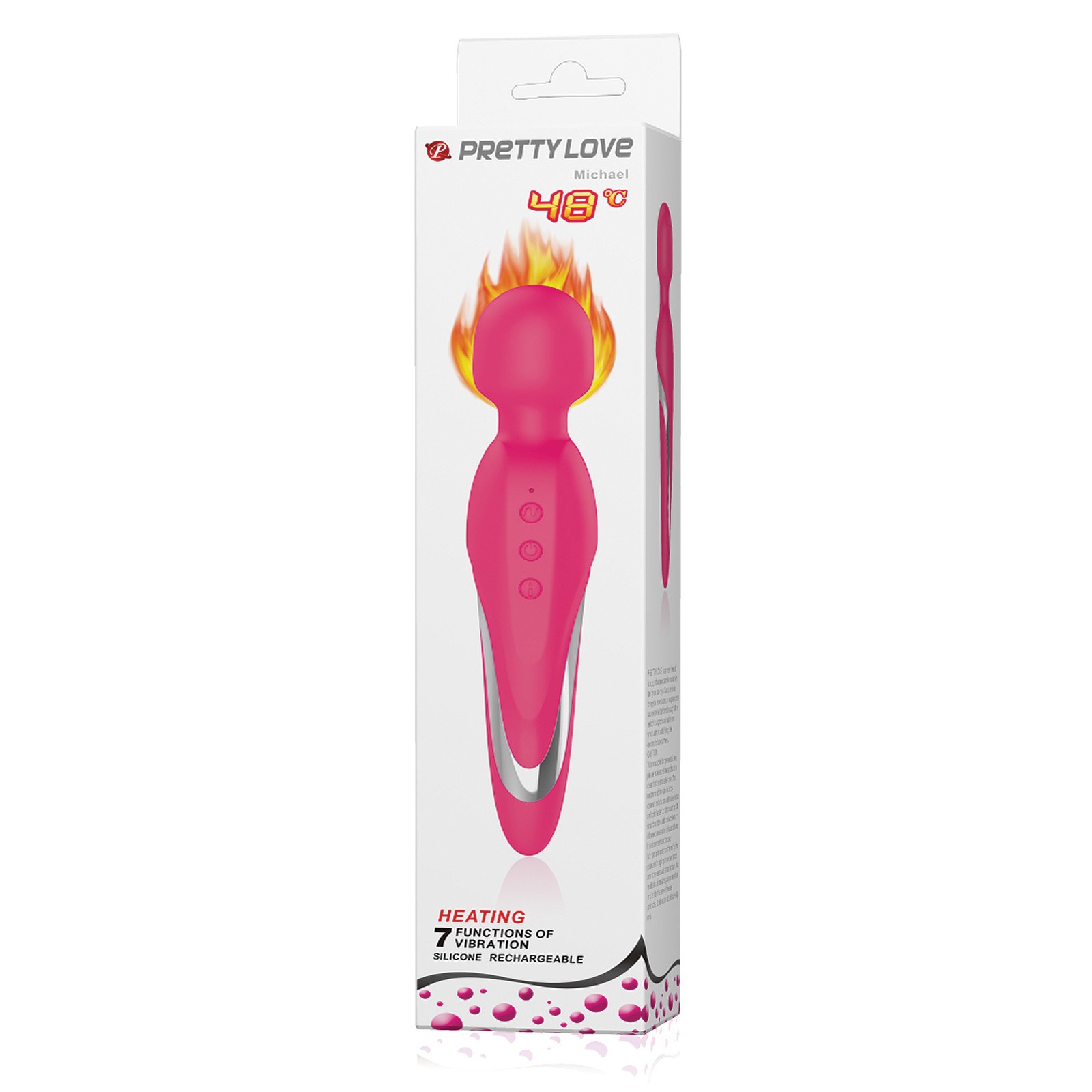 Pretty Love Michael Heating Body Wand for Sensational Pleasure