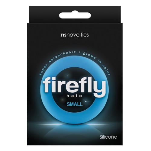 Firefly Halo Pequeño Cockring - Brillo en Azul