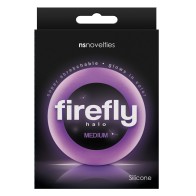 Cockring Firefly Halo Mediano Púrpura Brillo