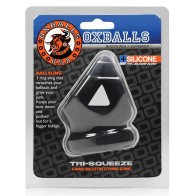 Cocksling y Estirador de Testículos Oxballs TRI-SQUEEZE - Black Ice