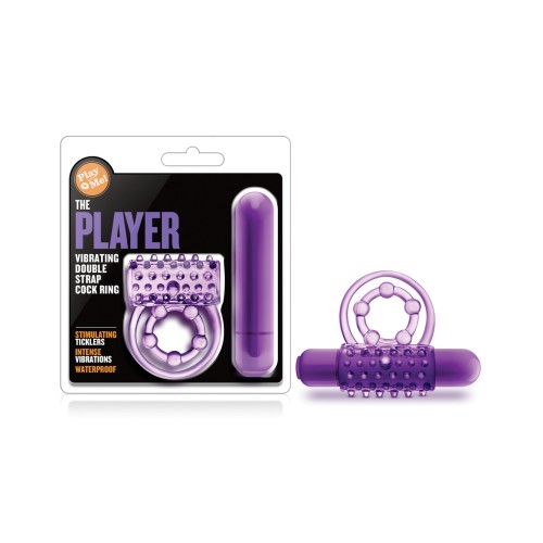 Blush Play With Me Player Vibrating Cockring Purple