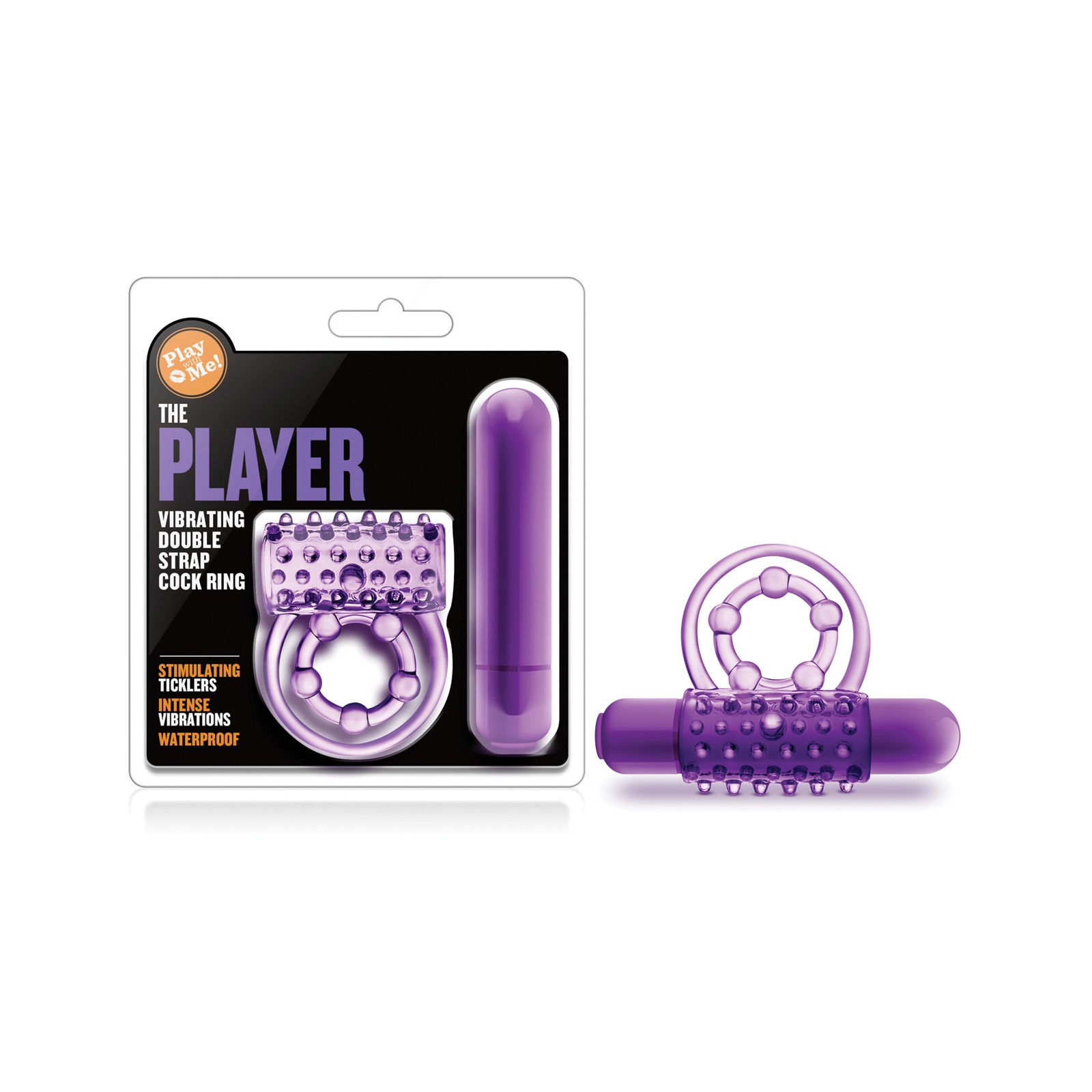 Blush Play With Me Player Anillo Vibrador Púrpura