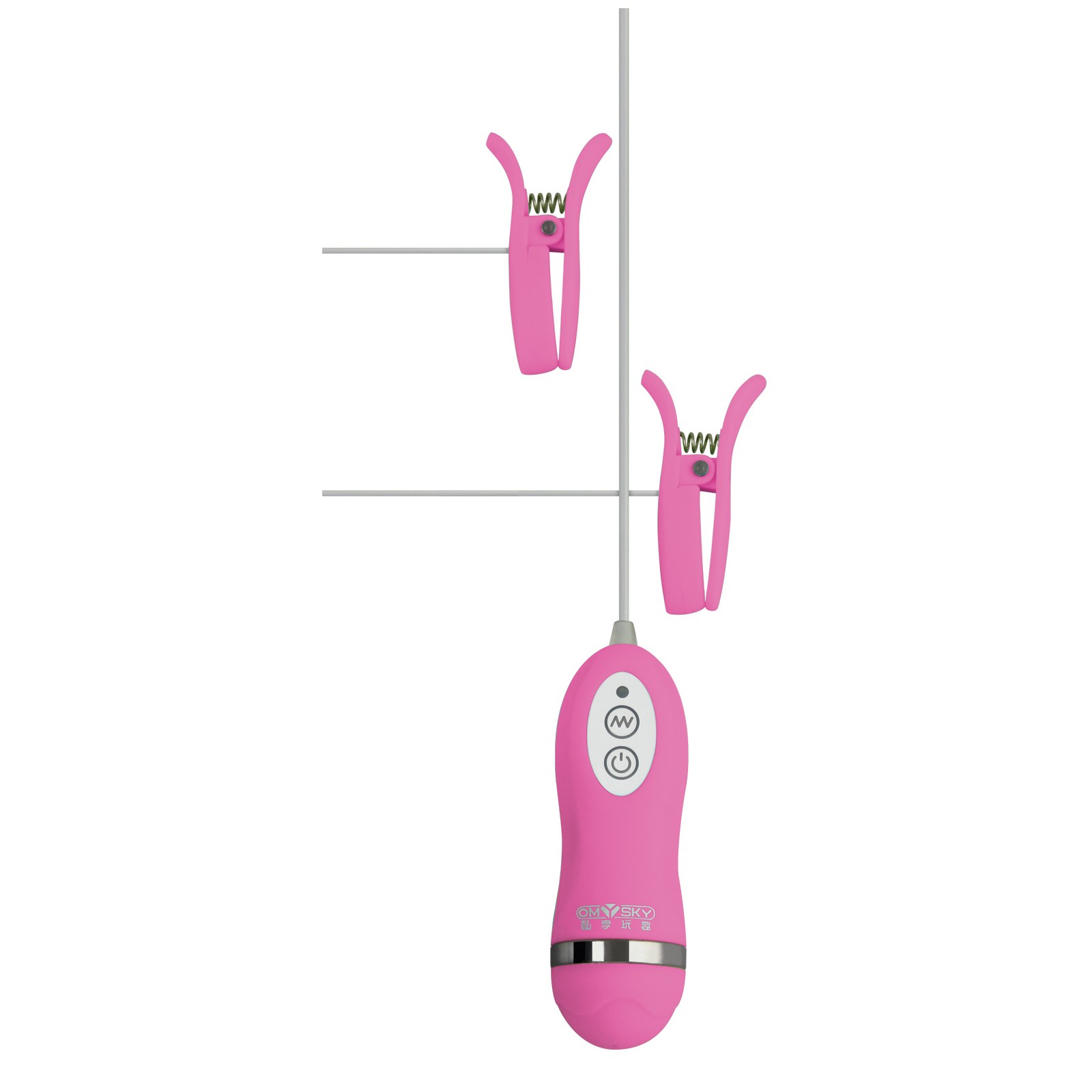 GigaLuv Vibro Clamps - 10 Functions Pink