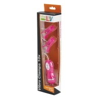 GigaLuv Vibro Clamps - 10 Functions Pink