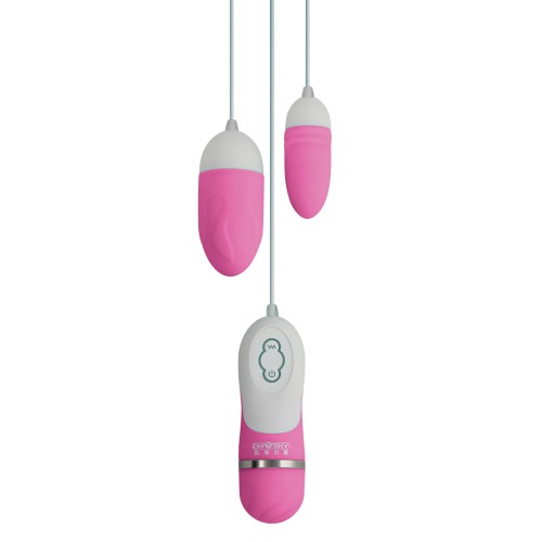 GigaLuv Dual Vibrator Bullets 10 Functions Pink