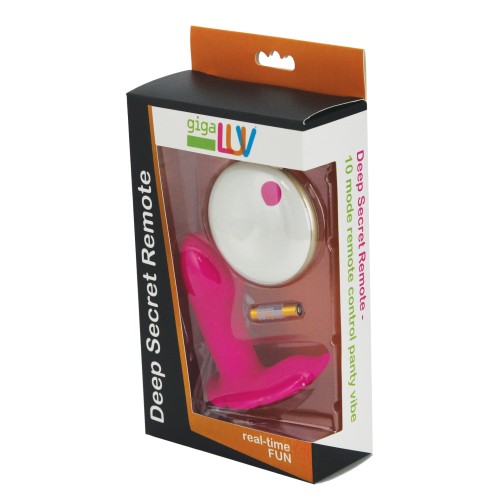 Vibro de Panty GigaLuv Deep Secret con Control Remoto - Rosa