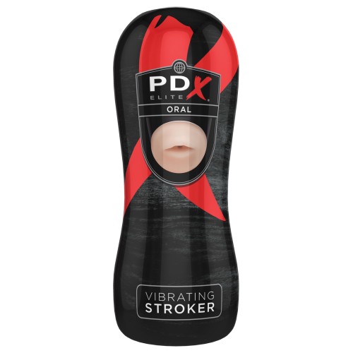 PDX Elite Vibrating Oral Stroker