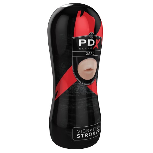 PDX Elite Vibrating Oral Stroker