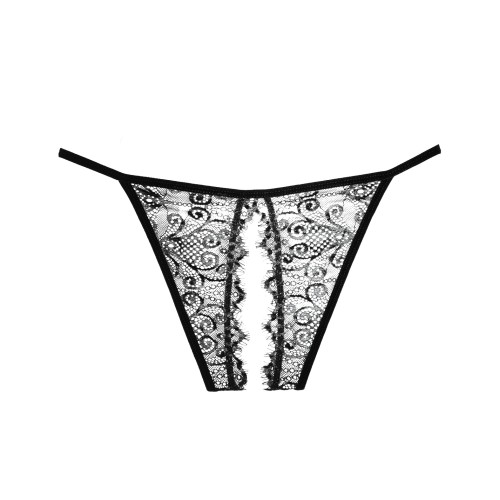 Panty de Encaje Adore Enchanted Belle Negro