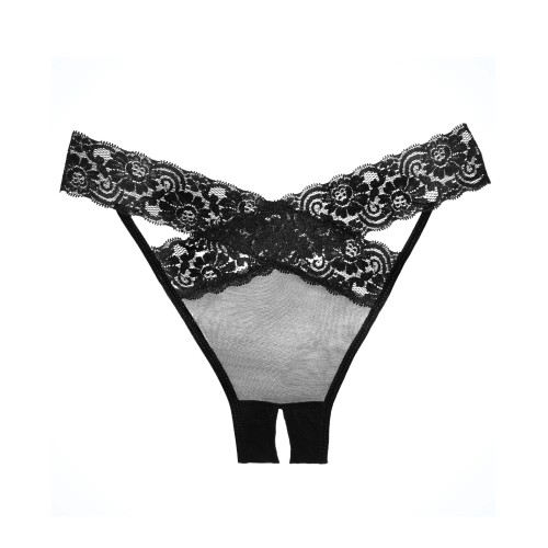 Adore Sheer & Lace Desire Panty Black O/S