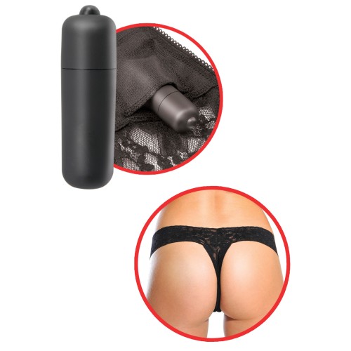 Tanga Vibrante Fetish Fantasy Negro