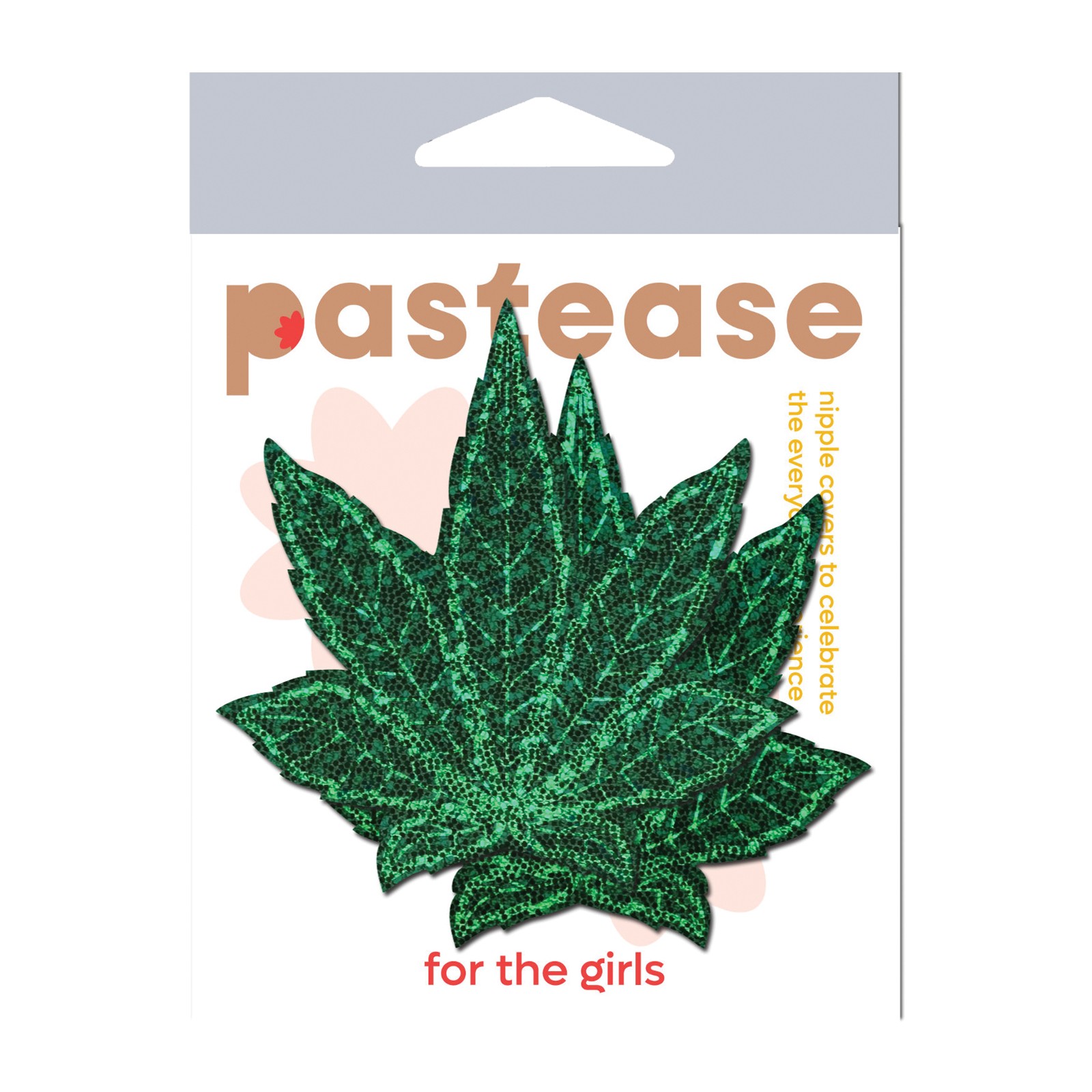 Pastease Premium Glitter Marijuana Leafs - Green