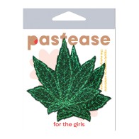 Pastease Premium Glitter Marijuana Leafs - Green