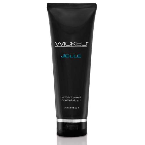 Lubricante Anal a Base de Agua Wicked Jelle - Placer Duradero