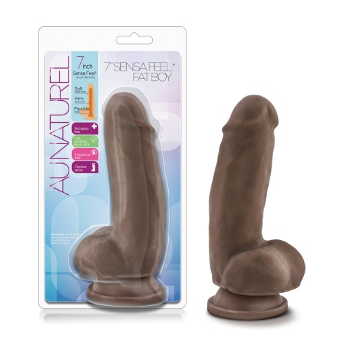 Au Naturel 7 Inch Fat Boy - Chocolate - Pleasurable Experience