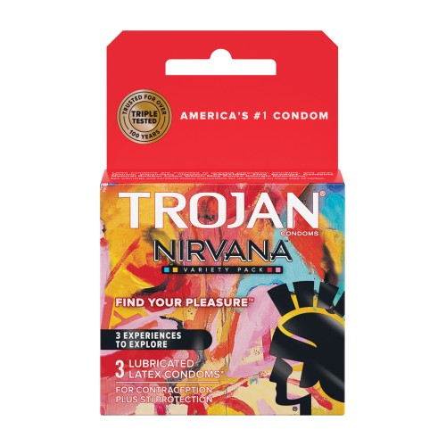 Condón Trojan Nirvana Pack de 3