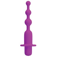 Pretty Love Hermosa Anal Beads Vibrator - Fuchsia