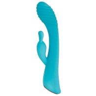 Evolved Aqua Bunny Vibrator for G-Spot and Clitoral Stimulation