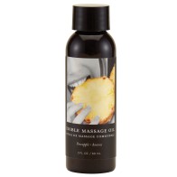 Earthly Body Edible Massage Oil - Pineapple Flavor