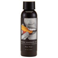 Earthly Body Edible Massage Oil Mango 2 oz