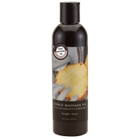 Earthly Body Edible Massage Oil Pineapple 8 oz