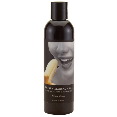 Earthly Body Edible Massage Oil - Banana