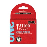 One Tattoo Touch Condoms - Pack of 3 - Safe Sex