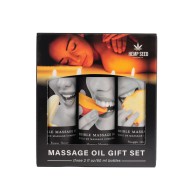 Earthly Body Edible Massage Oil Gift Set