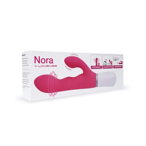 Lovense Nora Rotating Head Rabbit Vibrator - App Controlled