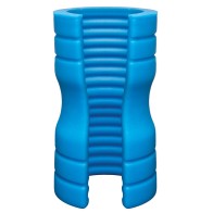 OptiMale Truskyn Ribbed Stroker Blue