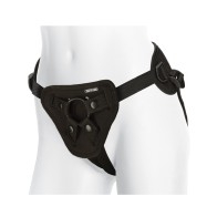 Vac-U-Lock Supreme Harness with Vibrating Plug