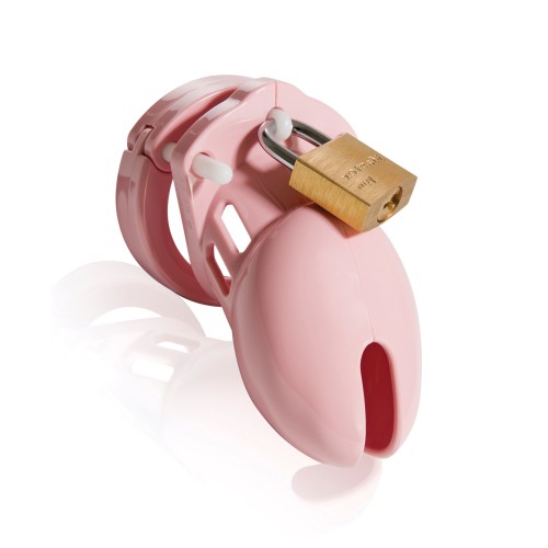 CB-6000S Cock Cage & Lock Set - Pink