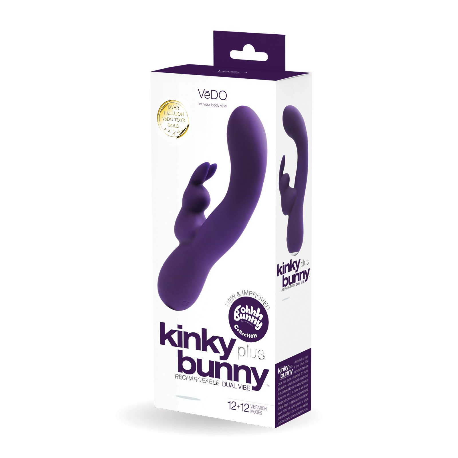 VeDO Kinky Bunny Plus Rechargeable Dual Vibe