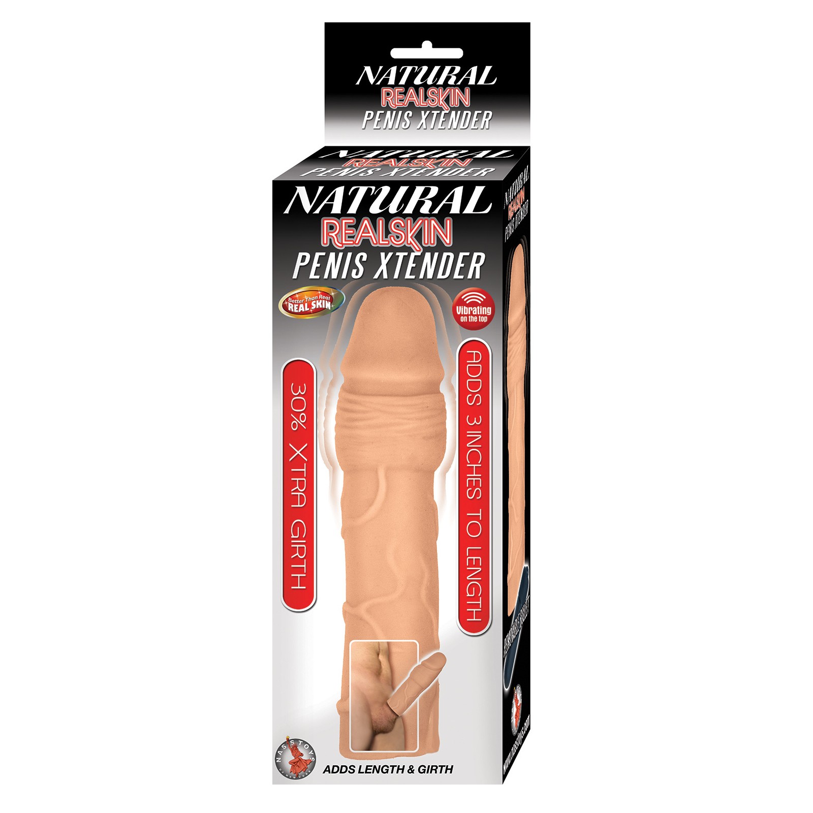 Extensor de Pene Natural Realskin Caramelo