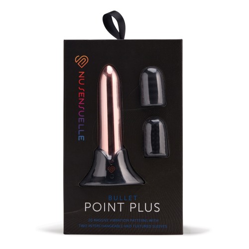 Bullet Recargable Nu Sensuelle Point Plus - Oro Rosa