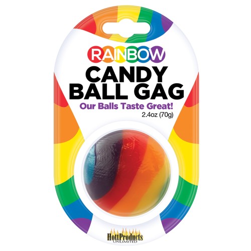 Strawberry Rainbow Candy Ball Gag for Fun Play