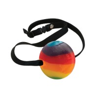 Strawberry Rainbow Candy Ball Gag for Fun Play