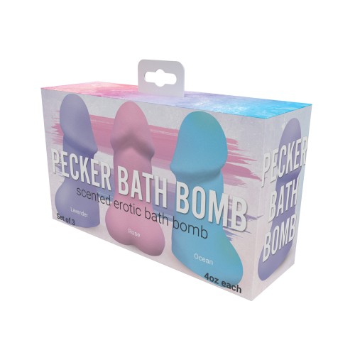 Pecker Bath Bomb Pack of 3