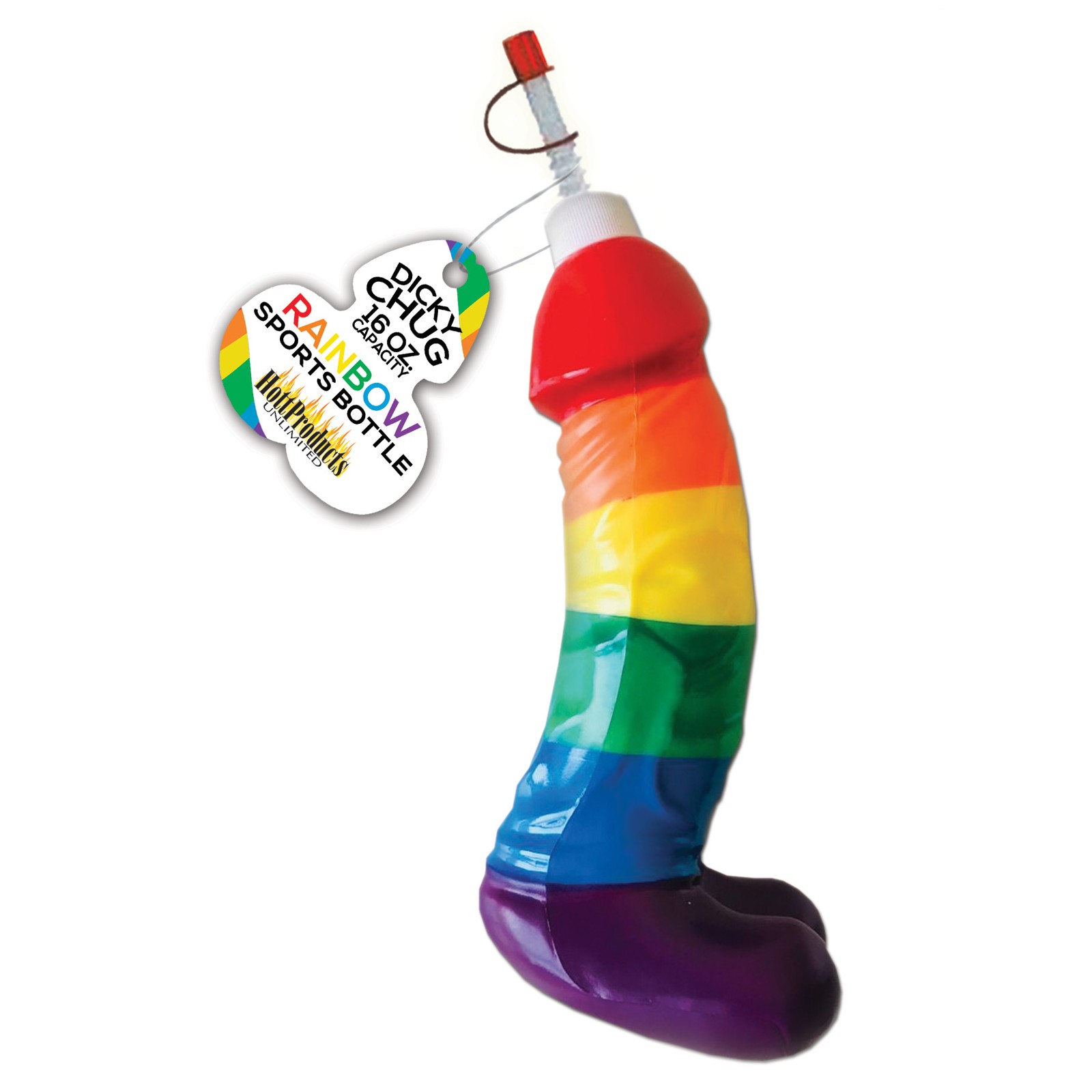 Rainbow Dicky Chug Sports Bottle