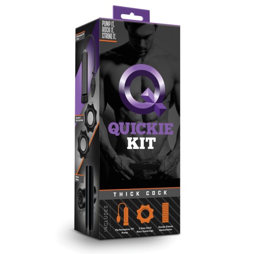 Blush Quickie Kit - Pene Grueso Negro