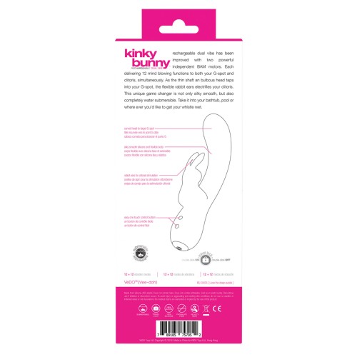 VeDO Kinky Bunny Plus Rechargeable Dual Vibe