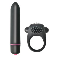 Cockring Intenso y Bullet - Negro