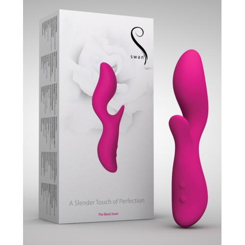 Vibrador de Doble Estimulación The Black Swan para Placer Intenso