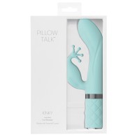 Pillow Talk Kinky Dual Motor Teal Vibrator