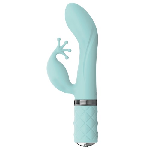 Pillow Talk Kinky Dual Motor Teal Vibrator