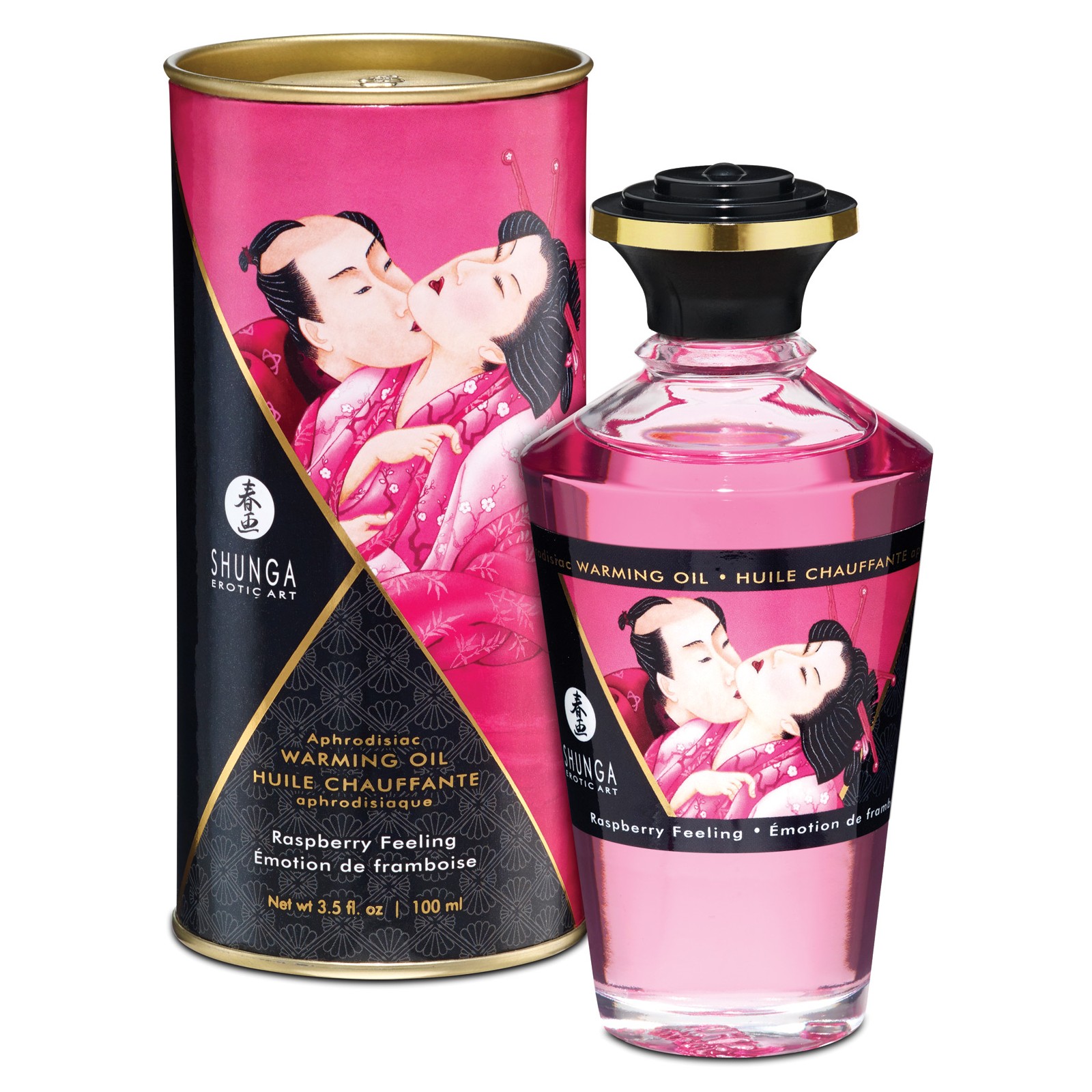 Shunga Aceite Calentador - Mejora Deliciosa para Masajes